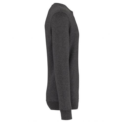 volcano grey heather Sudadera ecorresponsable de cuello redondo unisex
