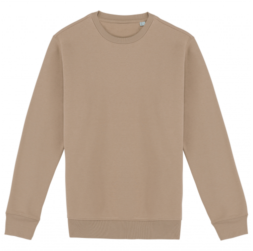 wet sand Sudadera ecorresponsable de cuello redondo unisex