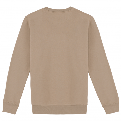 wet sand Sudadera ecorresponsable de cuello redondo unisex