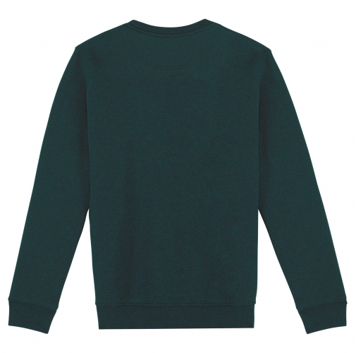 amazon green heather Sudadera ecorresponsable de cuello redondo unisex