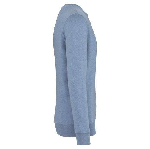 cool blue heather Sudadera ecorresponsable de cuello redondo unisex