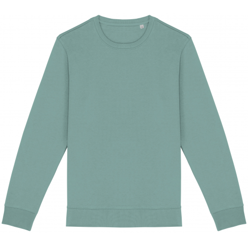 jade green Sudadera ecorresponsable de cuello redondo unisex