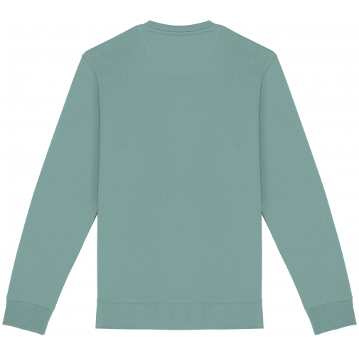 jade green Sudadera ecorresponsable de cuello redondo unisex