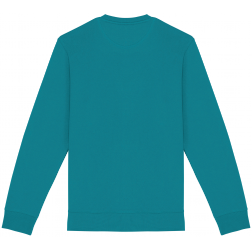 adriatic blue Sudadera ecorresponsable de cuello redondo unisex