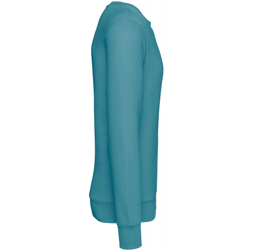 adriatic blue Sudadera ecorresponsable de cuello redondo unisex
