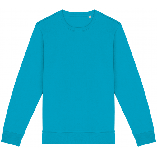 light turquoise Sudadera ecorresponsable de cuello redondo unisex
