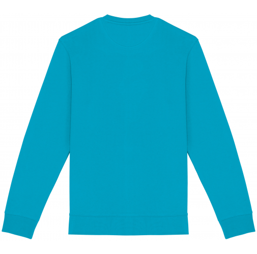 light turquoise Sudadera ecorresponsable de cuello redondo unisex