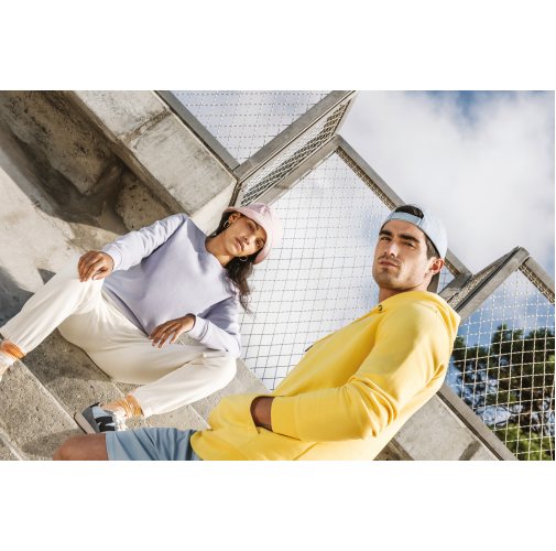 Sudadera ecorresponsable con capucha unisex