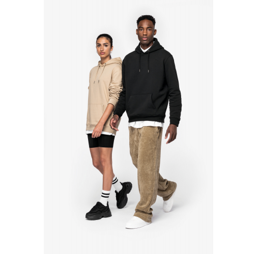 Sudadera ecorresponsable con capucha unisex