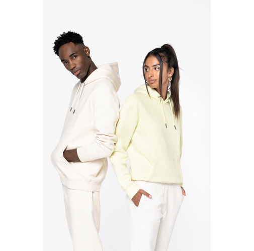 Sudadera ecorresponsable con capucha unisex