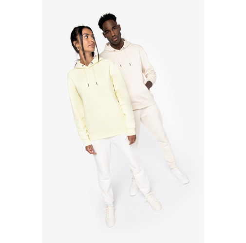 Sudadera ecorresponsable con capucha unisex