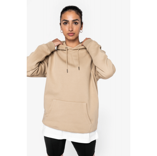 Sudadera ecorresponsable con capucha unisex