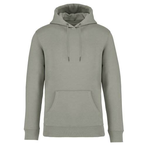 almond green Sudadera ecorresponsable con capucha unisex