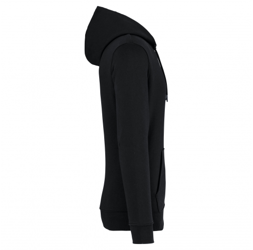 black Sudadera ecorresponsable con capucha unisex