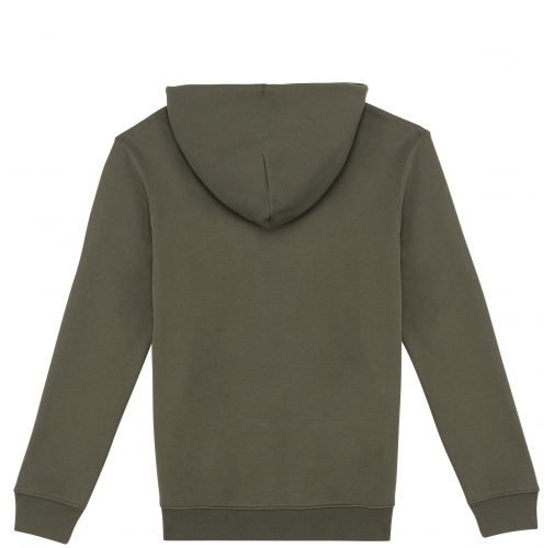 organic khaki Sudadera ecorresponsable con capucha unisex
