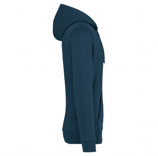 peacock blue Sudadera ecorresponsable con capucha unisex