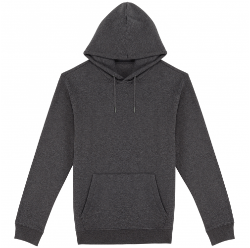 volcano grey heather Sudadera ecorresponsable con capucha unisex