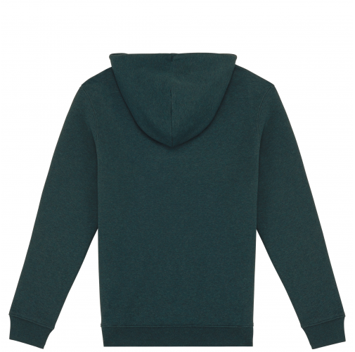 amazon green heather Sudadera ecorresponsable con capucha unisex