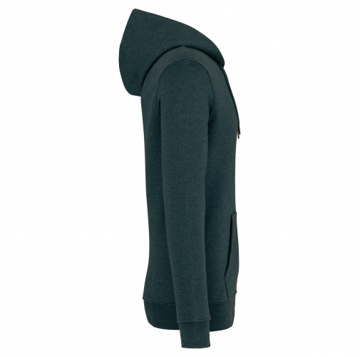 amazon green heather Sudadera ecorresponsable con capucha unisex