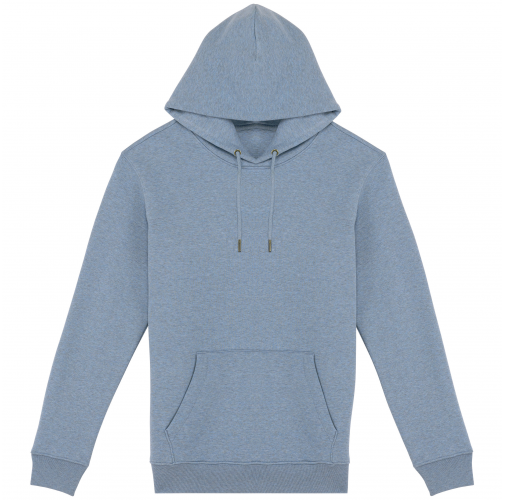 cool blue heather Sudadera ecorresponsable con capucha unisex