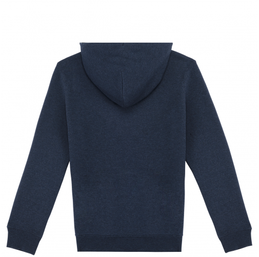navy blue heather Sudadera ecorresponsable con capucha unisex