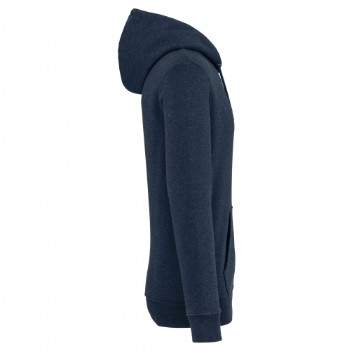 navy blue heather Sudadera ecorresponsable con capucha unisex