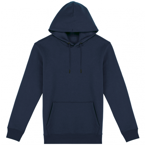 navy blue Sudadera ecorresponsable con capucha unisex