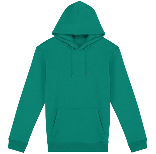 gemstone green Sudadera ecorresponsable con capucha unisex