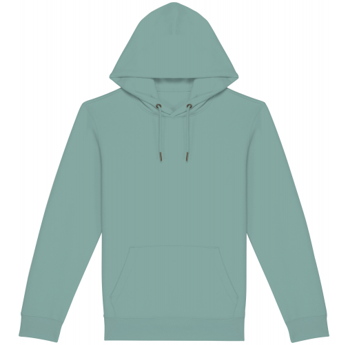 jade green Sudadera ecorresponsable con capucha unisex