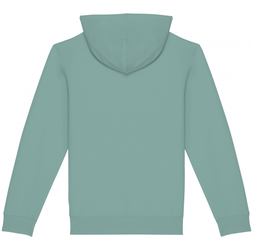 jade green Sudadera ecorresponsable con capucha unisex