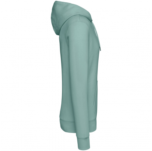jade green Sudadera ecorresponsable con capucha unisex