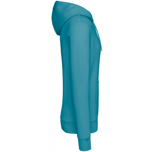 adriatic blue Sudadera ecorresponsable con capucha unisex