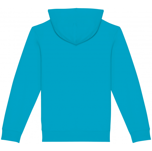 light turquoise Sudadera ecorresponsable con capucha unisex