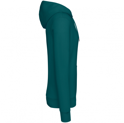 peacock green Sudadera ecorresponsable con capucha unisex