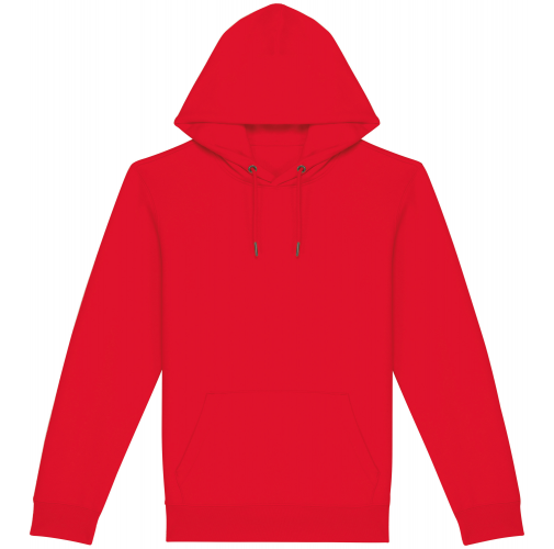 poppy red Sudadera ecorresponsable con capucha unisex
