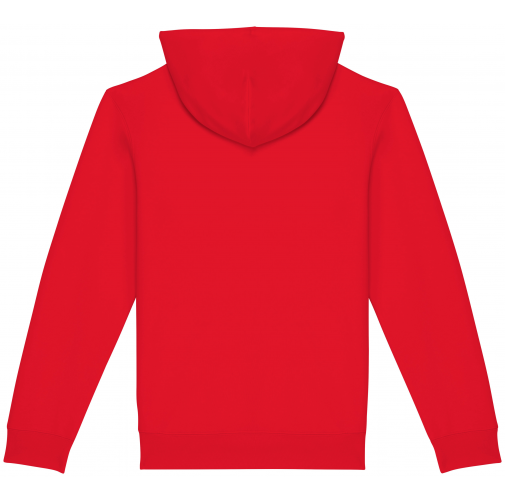 poppy red Sudadera ecorresponsable con capucha unisex