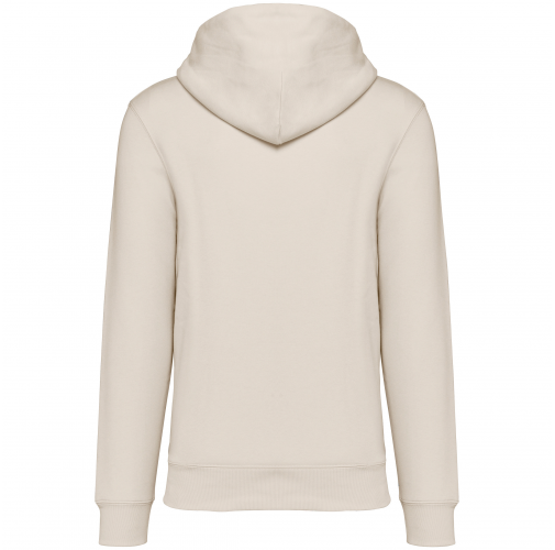 raw natural Sudadera ecorresponsable con capucha unisex