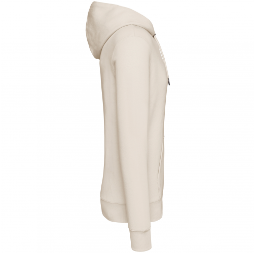 raw natural Sudadera ecorresponsable con capucha unisex