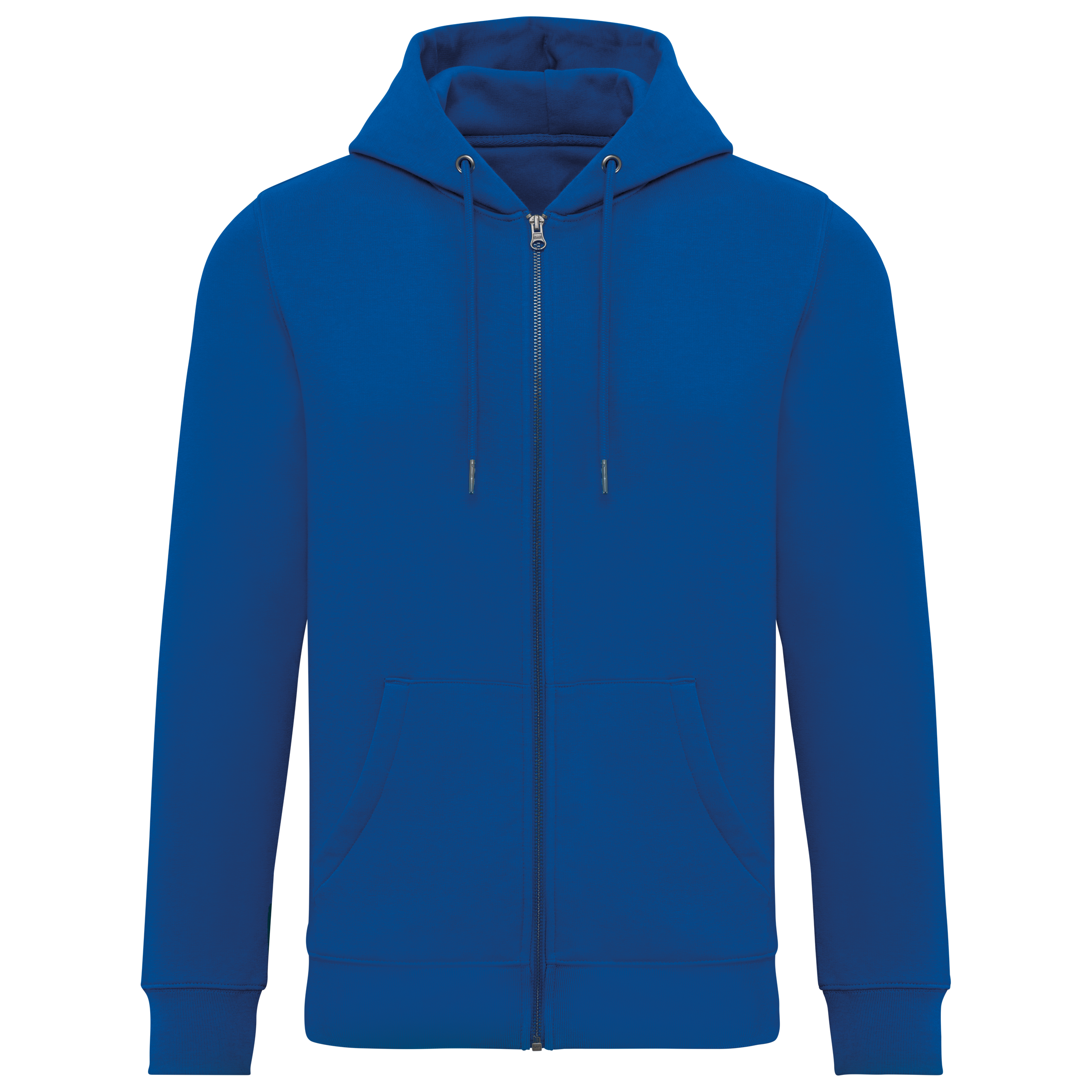 Sudadera ecorresponsable con cremallera y capucha unisex