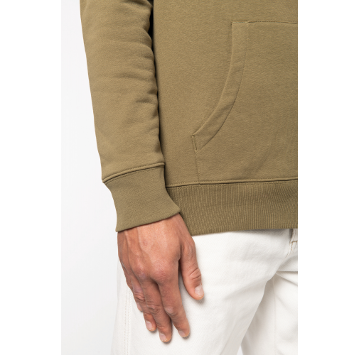 Sudadera ecorresponsable con cremallera y capucha unisex