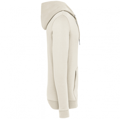 ivory Sudadera ecorresponsable con cremallera y capucha unisex