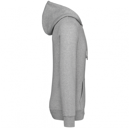 moon grey heather Sudadera ecorresponsable con cremallera y capucha unisex