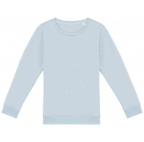 aquamarine Sudadera ecorresponsable cuello redondo infantil