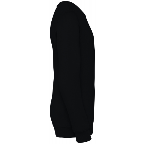 black Sudadera ecorresponsable cuello redondo infantil