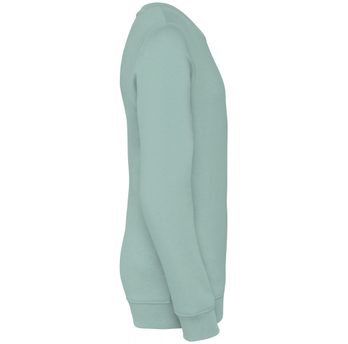 jade green Sudadera ecorresponsable cuello redondo infantil