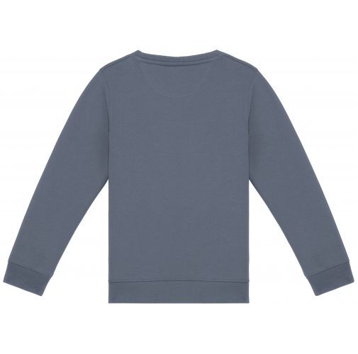 mineral grey Sudadera ecorresponsable cuello redondo infantil