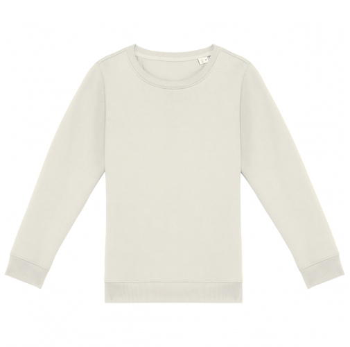 ivory Sudadera ecorresponsable cuello redondo infantil