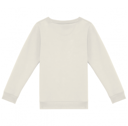 ivory Sudadera ecorresponsable cuello redondo infantil