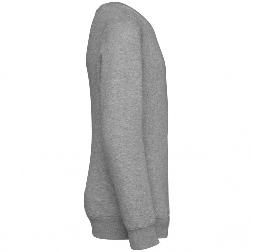 moon grey heather Sudadera ecorresponsable cuello redondo infantil