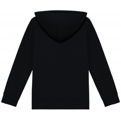 black Sudadera ecorresponsable con capucha infantil